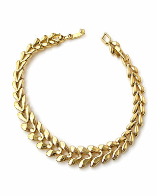 14K Gold Başak Form Bileklik