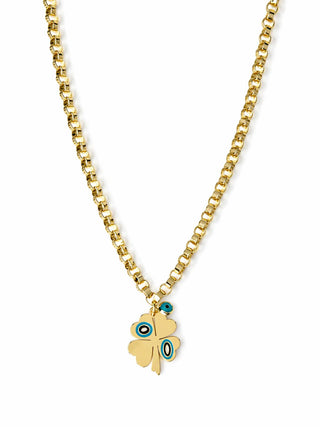 14K Gold Marka Model Yonca Kolye
