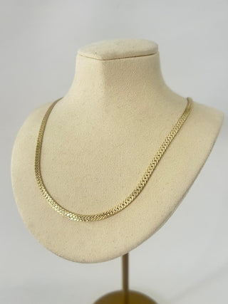 14K Gold Balık Sırtı Kolye