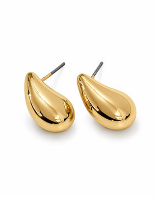 Gold Minimal Damla Küpe