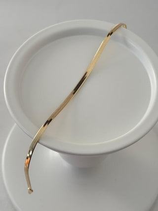 14K Gold İnce Form İtalyan Zincir Bileklik