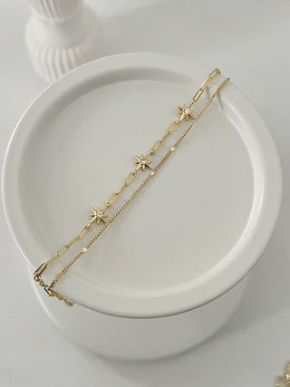Gold Kutup İkili Kutup Yıldızı Bileklik