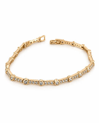 14K Gold Taşlı Mersino Bileklik