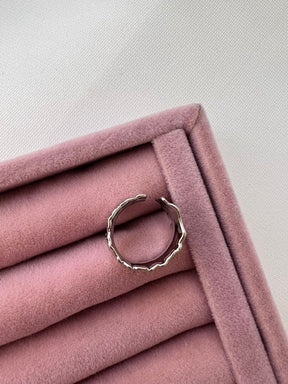 Silver Otantik Desen Ayarlanabilir Verline Yüzük