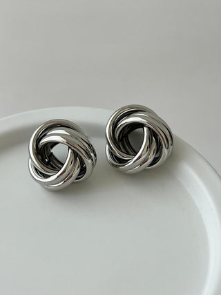 Silver Düğüm Küpe