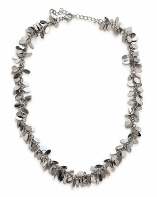 14K Silver Pul Detay Kolye