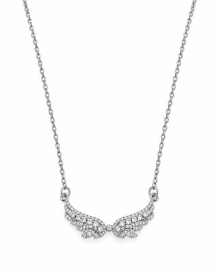 Silver Taşlı Melek Kolye