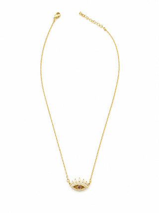14K Gold Göz Kolye