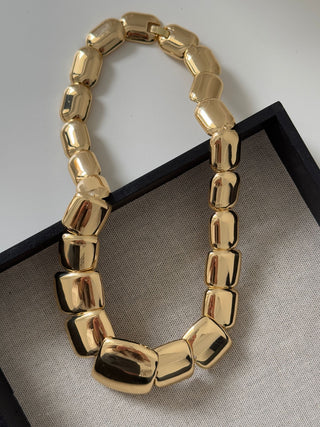 Marka Model Gold Plaka Kolye