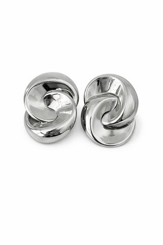Zigzag Desen Plaka Küpe