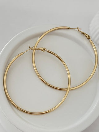 Gold Basıc Halka Küpe Boyları