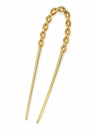 Gold Zincir Desen Topuz Tokası