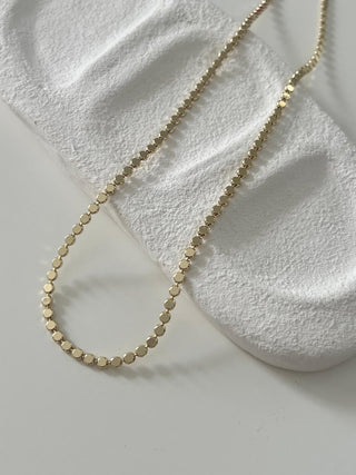 14K Gold Petek Desen Kolye 45cm