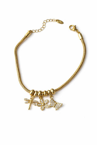 Gold Yusufçuk Charm Pandora Bileklik