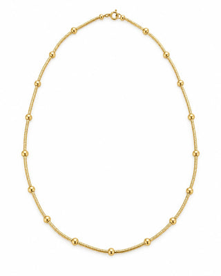 14K Gold Topçuk Detay Choker Kolye