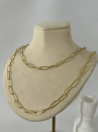 14K Gold Uzun Form Ataç Kolye