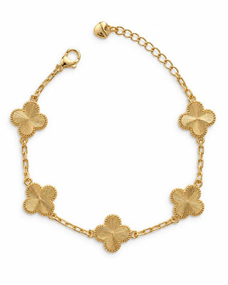 14K Gold Marka Model Yonca Bileklik