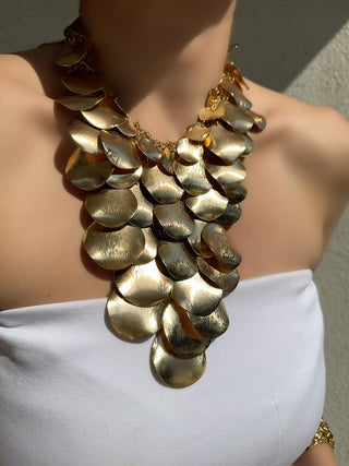 Gold Marka Model Gold Pul Kolye