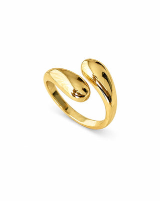 Gold Damla Model Ayarlanabilir Yüzük