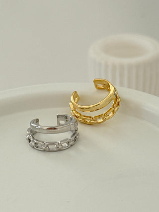 Zincir Desen Kıkırdak Küpe