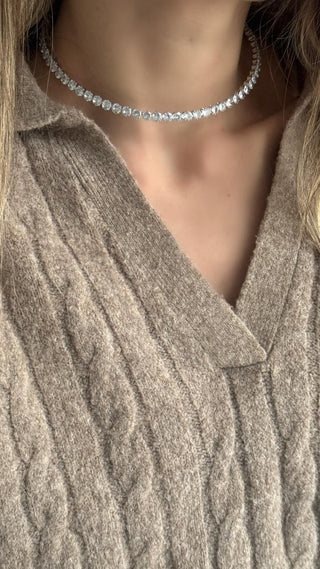 Taşlı Choker Kolye
