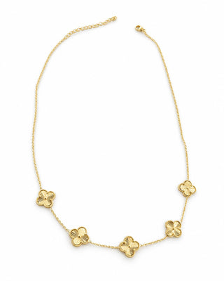 14k Gold Marka Model Büyük Boy Yonca Kolye
