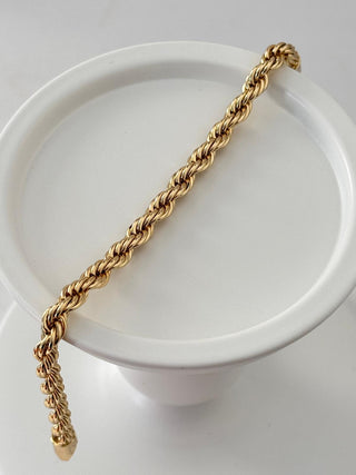 14K Gold Burgu Zincir Bileklik