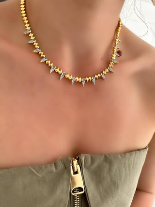 Marka Model Çift Renk Kolye