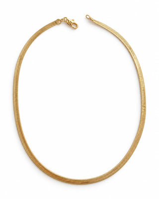 14K Gold Balık Sırtı Kolye