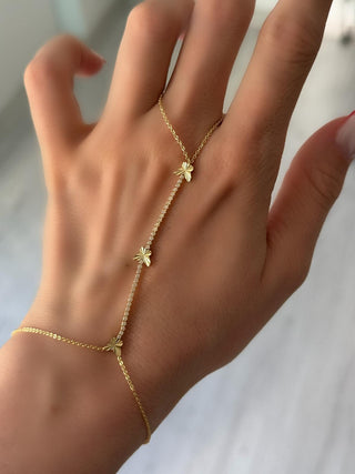 Gold Taşlı Kelebek Şahmeran