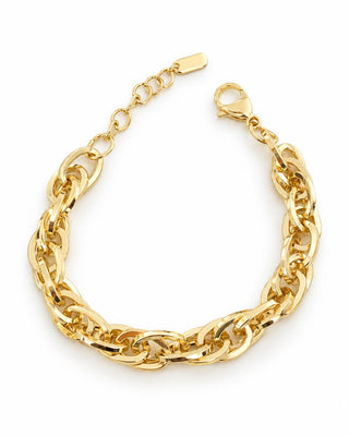 14K Gold Örgü Hallov Bileklik