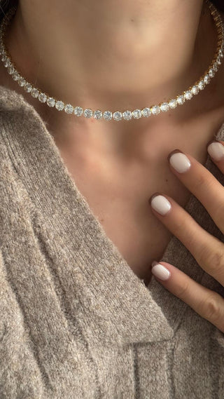 Taşlı Choker Kolye