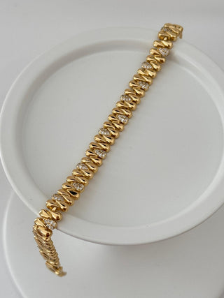 14K Gold Badem Desen Bileklilk