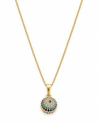 14K Gold Nazar Boncuk Göz Kolye