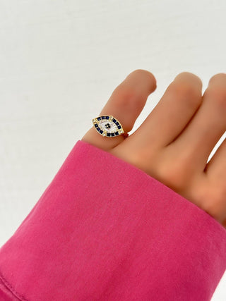 Gold Göz Detay Yüzük