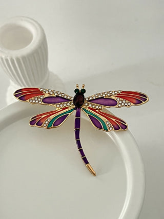 Renkli Yusufçuk Broş