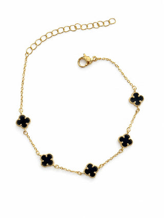 14K Gold Küçük Boy Yonca Bileklik