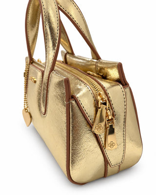 Gold Kare Form El Çantası