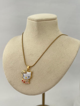 Çelik Gold Hello City Kolye