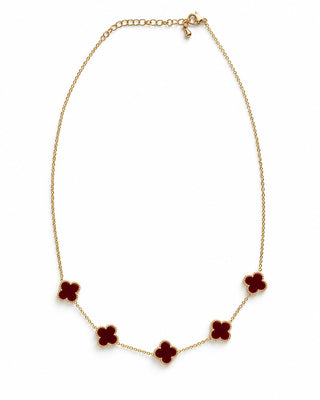Marka Model Bordo Yonca Kolye