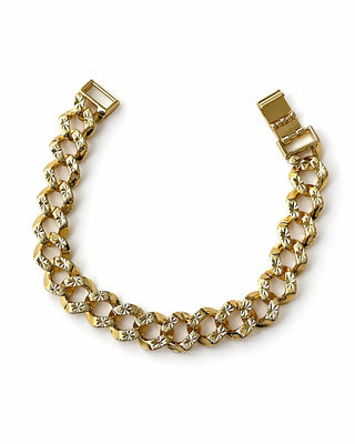 14K Gold Yaldızlı Zincir Bileklik