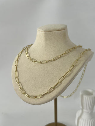 14K Gold Uzun Form Ataç Kolye