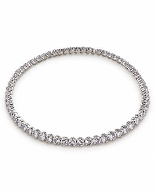 Yuvarlak Form Su Yolu Choker Kolye