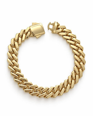 14K Gold Taşsız Gurmet Bileklik