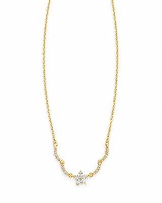 14K Gold Çiçek Figürlü Kolye